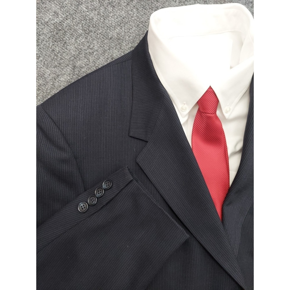 Daniel Hechter Blazer Jacket‎ Mens 42 R Blue 3 Button Union USA Made Suit Vtg
